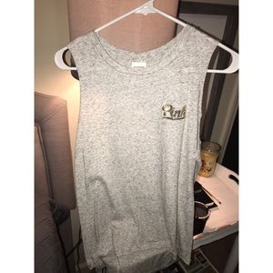 PINK sequin tank top